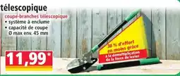 Norma télescopique coupe-branches télescopique offre