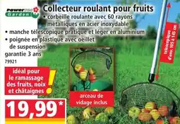 Norma PowerGarden Collecteur roulant pour fruits offre