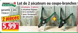 Norma PowerGarden sécateurs offre