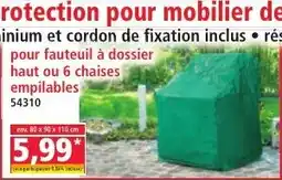Norma protection pour mobilier de jardin offre