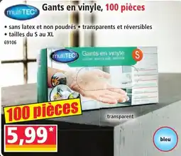 Norma multiTEC Gants en vinyle offre