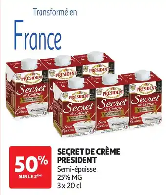PRÉSIDENT Secret de Crème