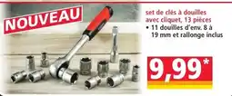 Norma set de clés à douilles avec cliquet offre