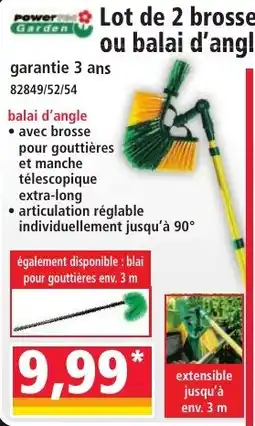 Norma Power Garden balai d'angle offre