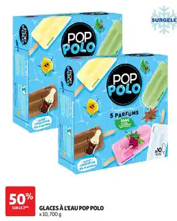 Auchan POP POLO GLACES À L'EAU offre