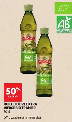 Auchan Tramier huile d'olive extra vierge bio offre