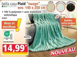 Norma bella casa Plaid "nuage" offre