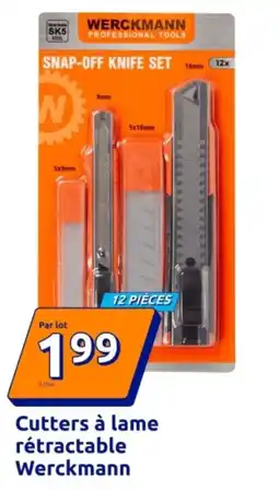 Action Werckmann Cutters à lame rétractable offre