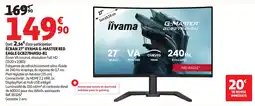 Auchan iiyama ÉCRAN 27" G-MASTER RED EAGLE offre