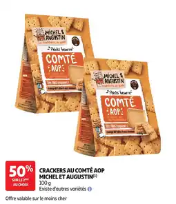 Auchan MICHEL & AUGUSTIN CRACKERS AU COMTÉ AOP offre