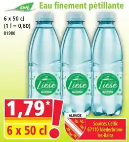 Norma Liese Eau finement pétillante offre