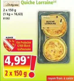 Norma LATELIER Quiche Lorraine offre