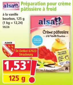 Norma alsa Crème pâtissière offre