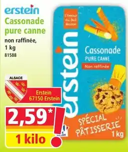 Norma Erstein Cassonade pure canne offre