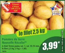 Norma Primeurs d'Alsace Pommes de terre offre