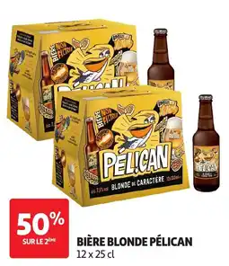 Auchan Pélican bière blonde offre