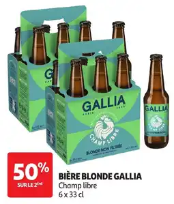Auchan Gallia bière blonde offre