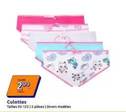 Action Culottes offre