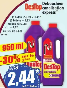 Norma Destop Déboucheur canalisation express offre