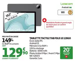 Auchan LOGICOM Tab Fold 10 offre