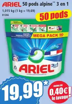Norma ARIEL 50 pods alpine offre