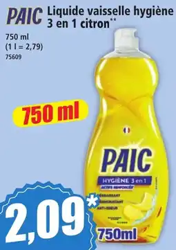 Norma PAIC Liquide vaisselle hygiène offre