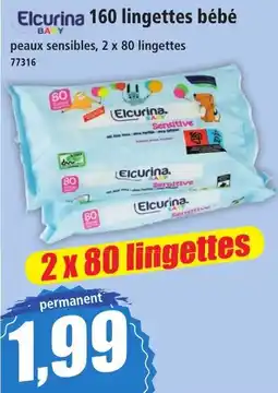 Norma Elcurina lingettes bébé offre