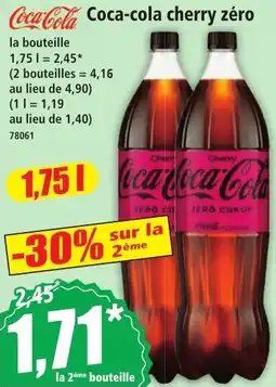 Norma Coca-Cola cherry zéro offre