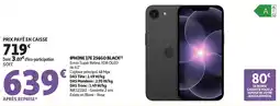 Auchan iPhone 17E 256GO BLACK offre