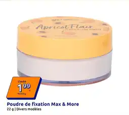 Action Max & More Poudre de fixation offre