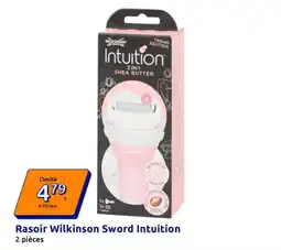 Action Wilkinson Rasoir Sword Intuition offre