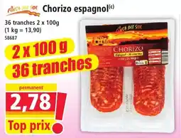 Norma Finca del Sol Chorizo espagnol offre