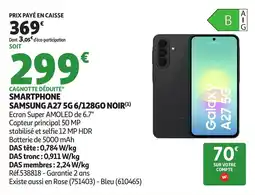 Auchan SAMSUNG SMARTPHONE A27 5G offre