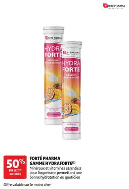 Auchan Forté pharma gamme hydraforté offre