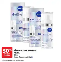 Auchan Nivea sérum ultime jeunesse offre