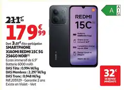 Auchan XIAOMI REDMI 15C 5G offre