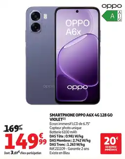 Auchan OPPO A6x offre