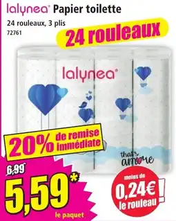 Norma lalynea Papier toilette offre