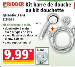 Norma Riddler Kit barre de douche ou kit douchette offre