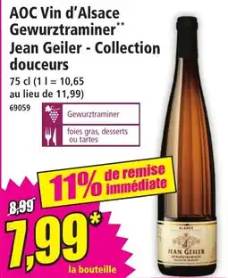 Norma Jean Geiler Gewurztraminer offre