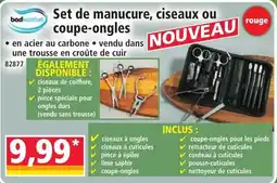 Norma badcomfort Set de manucure, ciseaux ou coupe-ongles offre