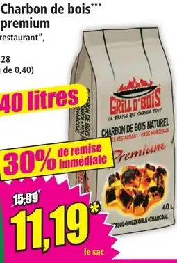 Norma Grillo'Bois Charbon de bois offre