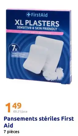 Action FirstAid Pansements stériles offre