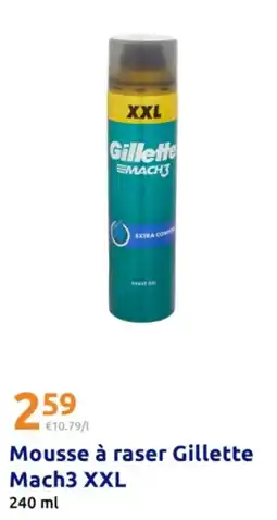 Action Gillette Mousse à raser Mach3 XXL offre