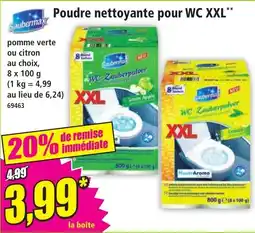 Norma Saubermax Poudre nettoyante pour WC XXL offre