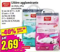 Norma Mieze Katz Litière agglomérante offre