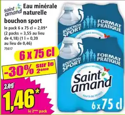 Norma Saint amand Eau minérale naturelle offre