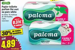 Norma paloma Papier toilette offre
