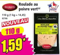 Norma GOURMETS Roulade au poivre vert offre
