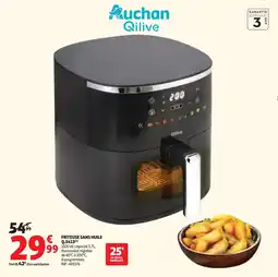 Auchan Qilive Friteuse sans huile offre